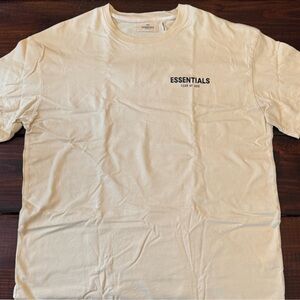 Fear of God Essentials Cream Short Sleeve Tee
